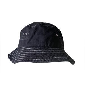 Urban Outfitters Black & White Embroidered Bucket Hat